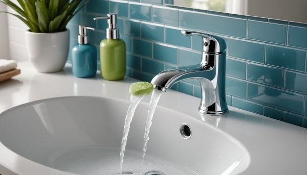Détartrer une robinetterie de salle de bain
