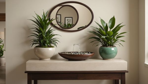 Le feng shui dans l'entrée favorise la prospérité