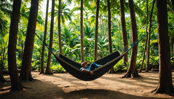 Comment fixer un hamac entre deux arbres avec tropical hamac !